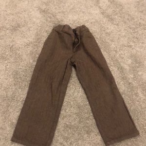 Gymboree 4T brown herringbone dress pants